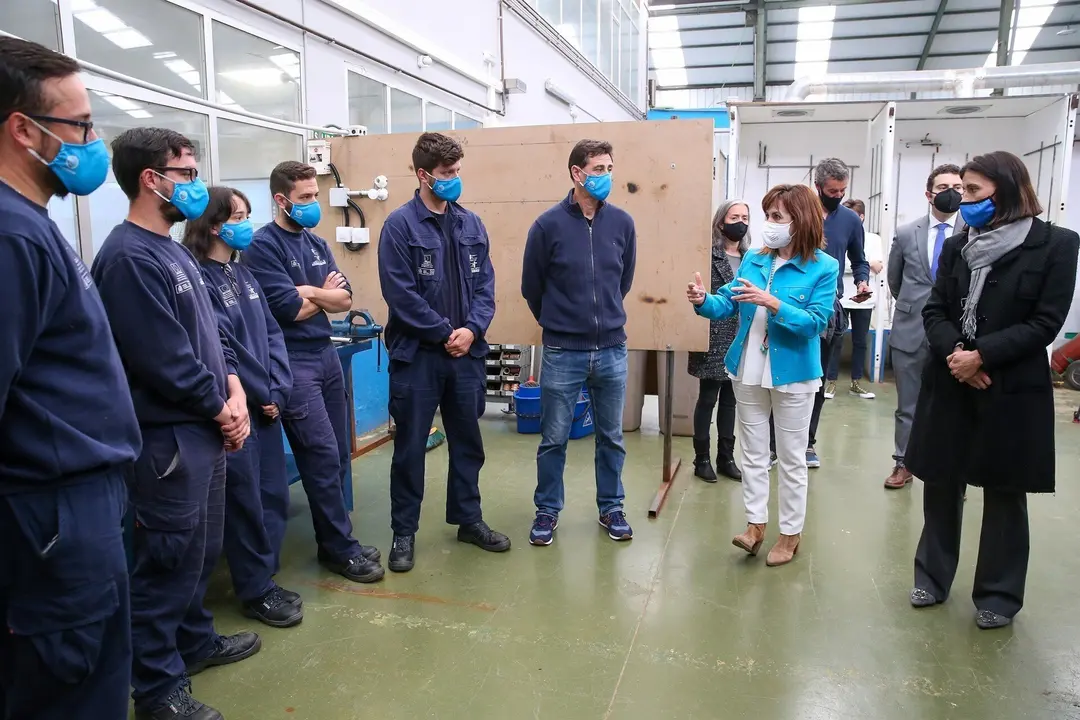 La Consejera De Empleo Y Pol&iacute;ticas Sociales, Ana Bel&eacute;n &Aacute;lvarez, Y La Alcaldesa De Santander, Gema Igual, Visitan La Escuela Taller De Santander &lsquo;Servicios Y Medioambiente 2020&rsquo;. 26 MAY 21