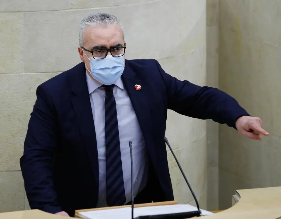 Archivo - El portavoz parlamentario del PRC, Pedro Hernando