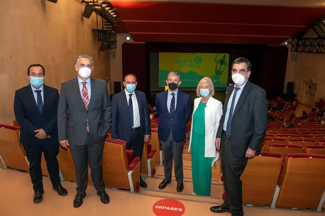 La Consejera De Educaci&oacute;n Y Formaci&oacute;n Profesional, Marina Lomb&oacute;, Clausura La Entrega De Premios De Las Ediciones VII Y VIII De Los Premios Start Innova, En El Palacio De Festivales.