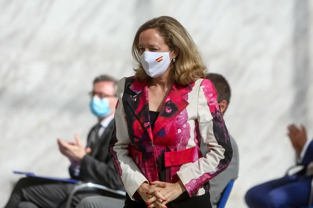 La vicepresidenta segunda y ministra de Asuntos Econ&oacute;micos y Transformaci&oacute;n Digital, Nadia Calvi&ntilde;o