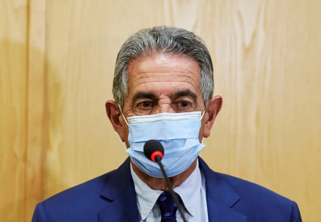 El presidente de Cantabria, Miguel &Aacute;ngel Revilla
