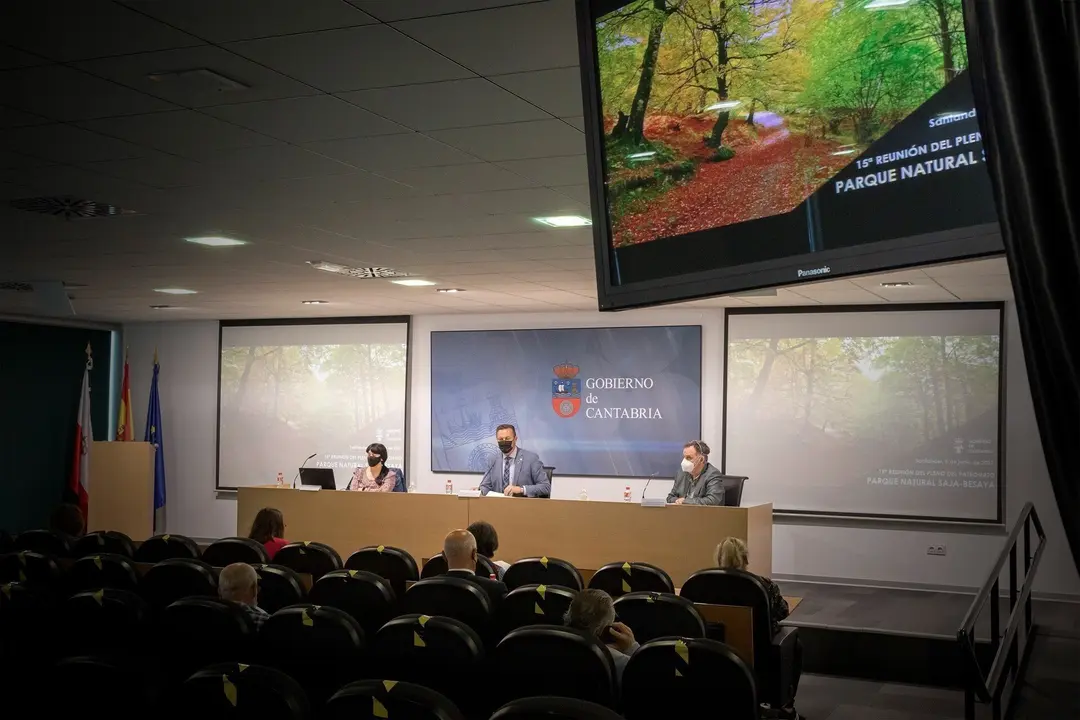 El consejero de Desarrollo Rural, Ganader&iacute;a, Pesca, Alimentaci&oacute;n y Medio Ambiente, Guillermo Blanco, preside el patronato del Parque Natural Saja-Besaya.