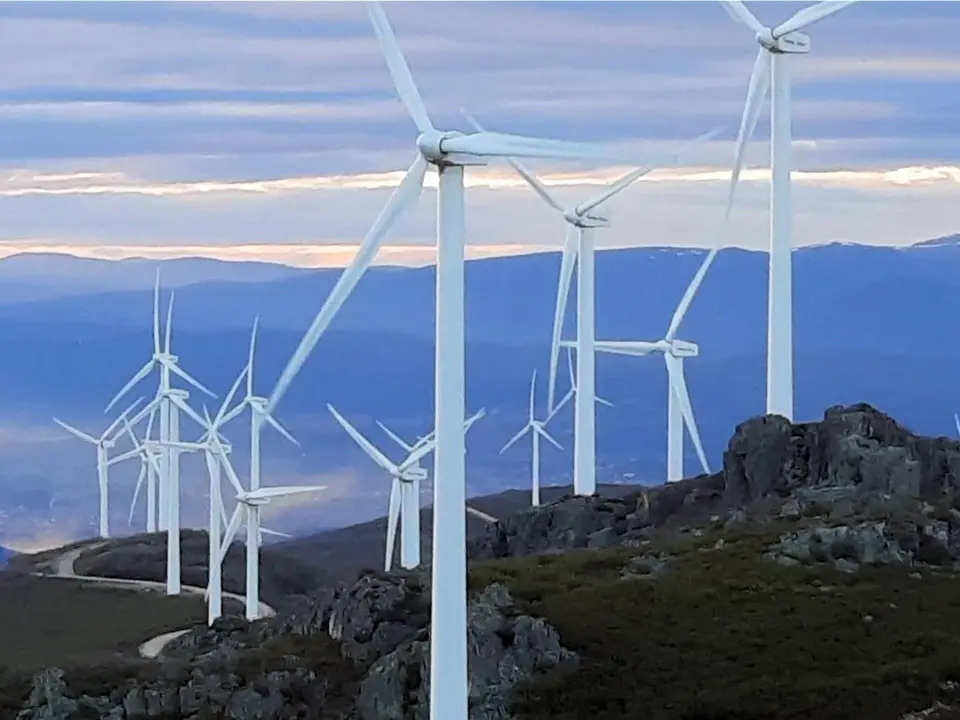 Archivo - Aerogeneradores