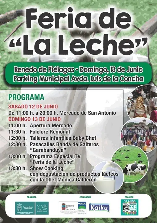 Cartel de la Feria de la Leche