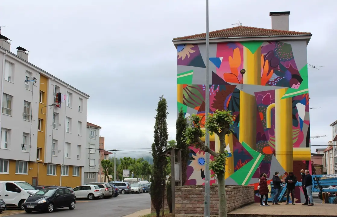 Mural de la Galeria Vertical de Reinosa