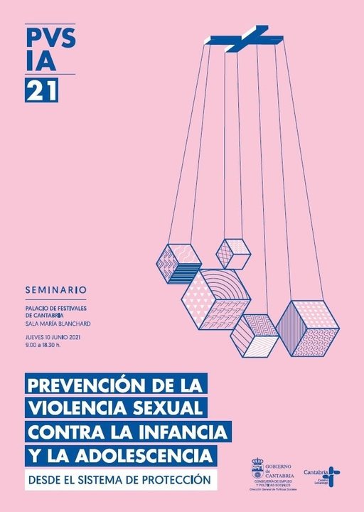 Cartel del seminario sobre atención a menores víctimas de violencia sexual