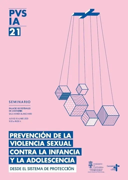 Cartel del seminario sobre atenci&oacute;n a menores v&iacute;ctimas de violencia sexual