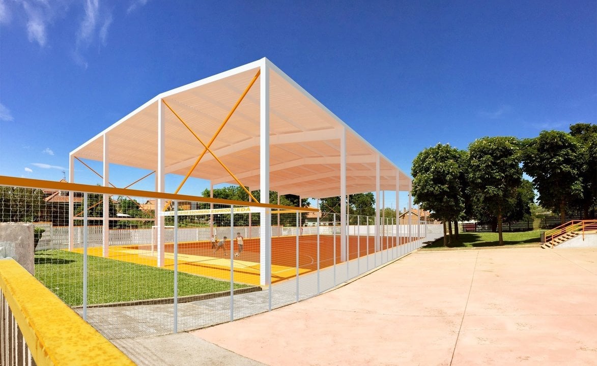 Archivo - Proyecto de cubierta del colegio Pintor Escudero Espronceda de Tanos