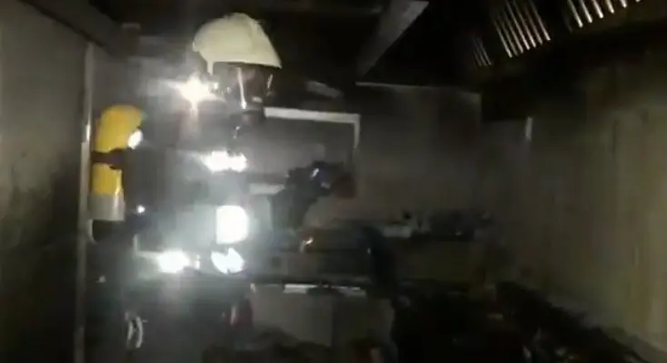 Archivo - Incendio en un bar de Santo&ntilde;a