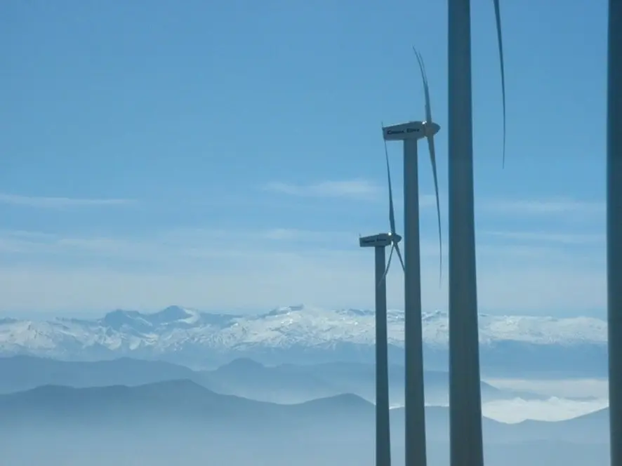 Archivo - Parque e&oacute;lico.