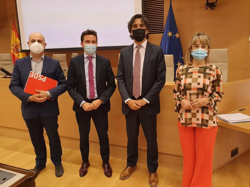 El diputado del PSOE por Cantabria, Pedro Casares, en la Comisi&oacute;n de Econom&iacute;a del Congreso