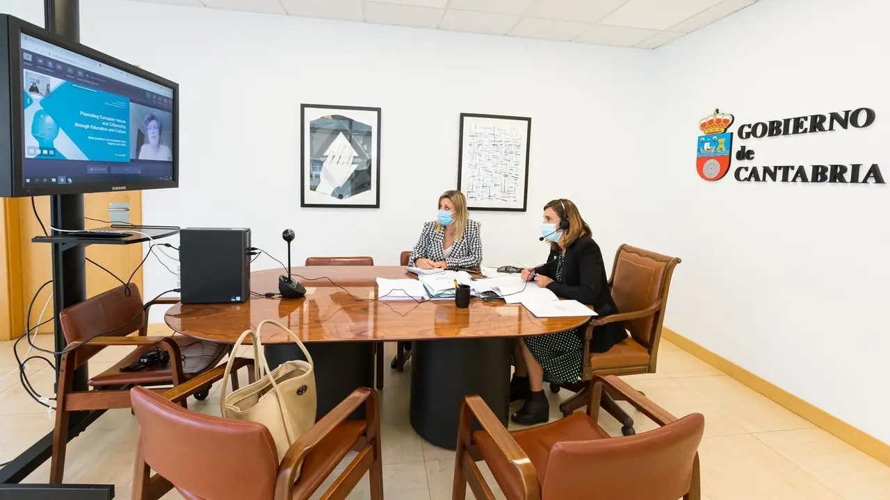 La Consejera De Presidencia, Interior, Justicia Y Acci&oacute;n Exterio Paula Fern&aacute;ndez, Interviene En La Reuni&oacute;n De La Comisi&oacute;n SEDEC Del Comit&eacute; De Las Regiones De Europa (Cdr)