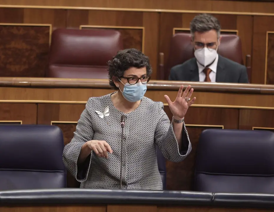 La ministra de Asuntos Exteriores, Uni&oacute;n Europea y Cooperaci&oacute;n, Arancha Gonz&aacute;lez Laya