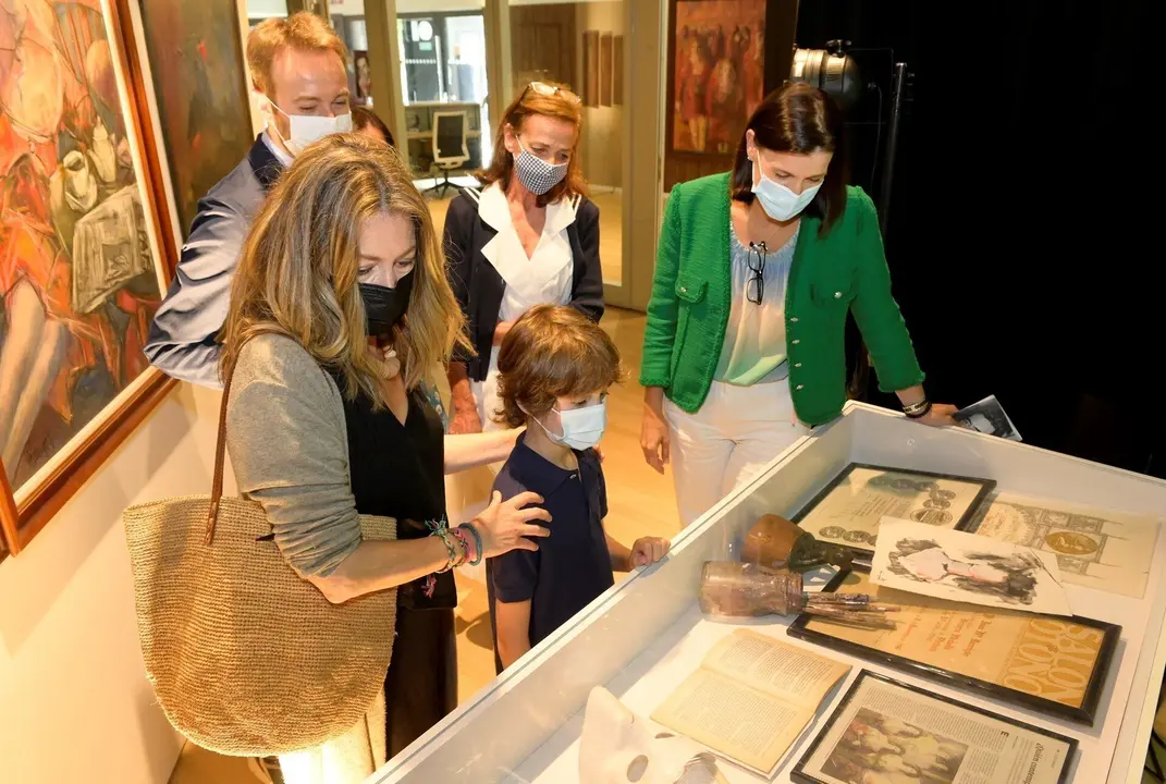 Inauguraci&oacute;n de la exposici&oacute;n de Barrig&oacute;n en el centro c&iacute;vico de Tabacalera
