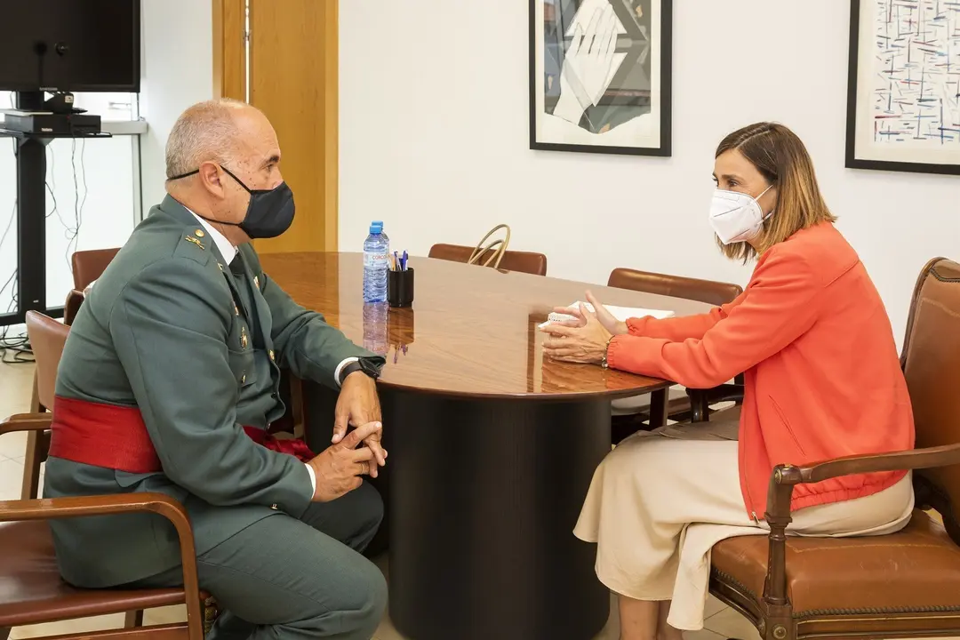 La consejera de Interior destaca en su despedida la colaboraci&oacute;n prestada por Luis del Castillo tras su ascenso como general de Brigada de la Guardia Civil.