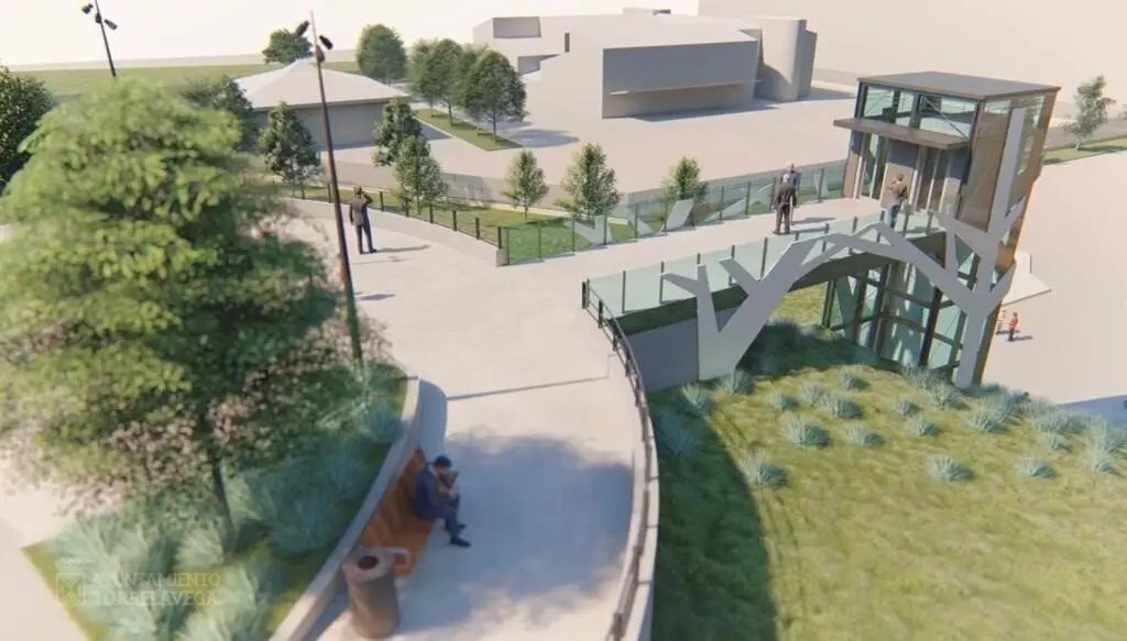 Archivo - Ascensor Nueva Ciudad Torrelavega