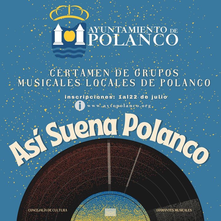 Cartel promocional de la actividad 'Así suena Polanco'