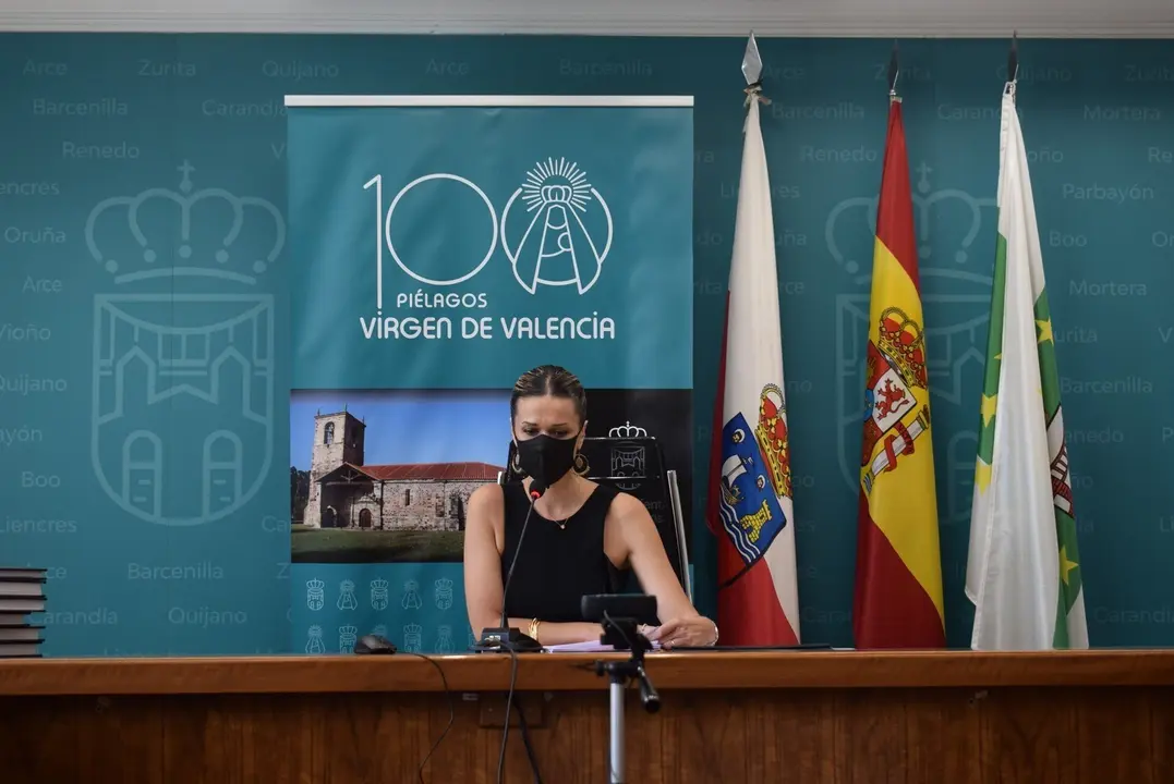 La alcaldesa de Pi&eacute;lagos, Ver&oacute;nica Samperio