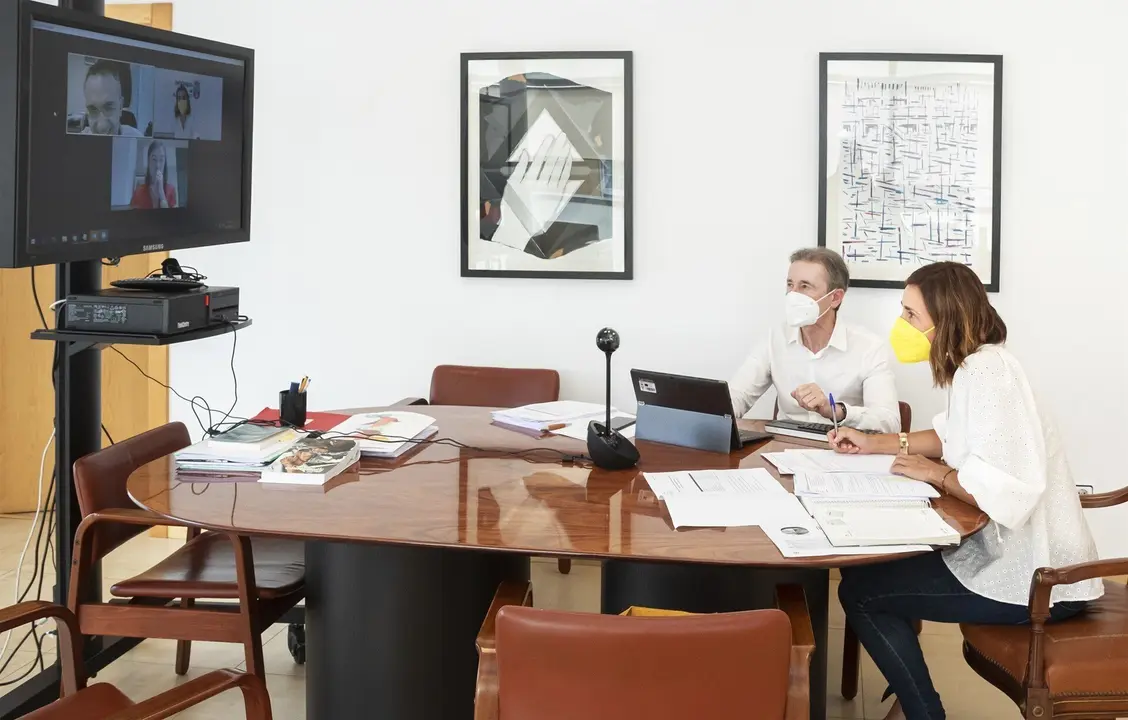 La Consejera De Presidencia, Interior, Justicia Y Acci&oacute;n Exterior, Paula Fern&aacute;ndez, Mantiene Una Reuni&oacute;n Con Miembros De La Administraci&oacute;n Del Estado Para Abordar Los Proyectos De Digitalizaci&oacute;n De La Administraci&oacute;n