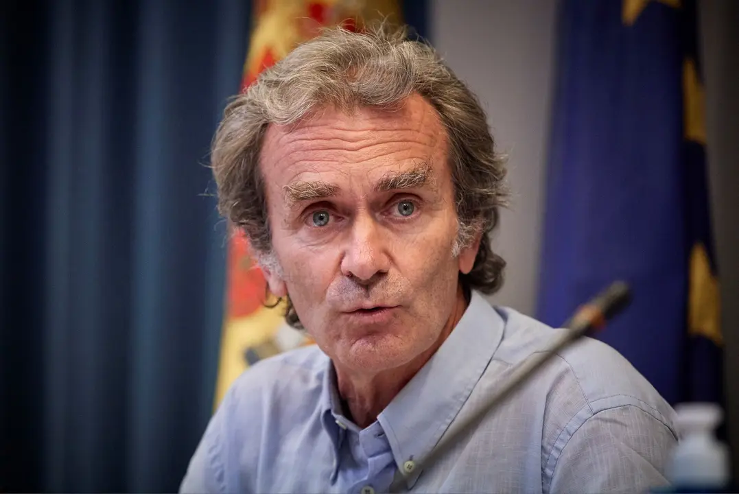 El director del Centro de Coordinaci&oacute;n de Alertas y Emergencias Sanitarias, Fernando Sim&oacute;n, durante una rueda de prensa para informar sobre la pandemia de Covid-19, a 28 de junio de 2021, en el Ministerio de Sanidad, Madrid, (Espa&ntilde;a).