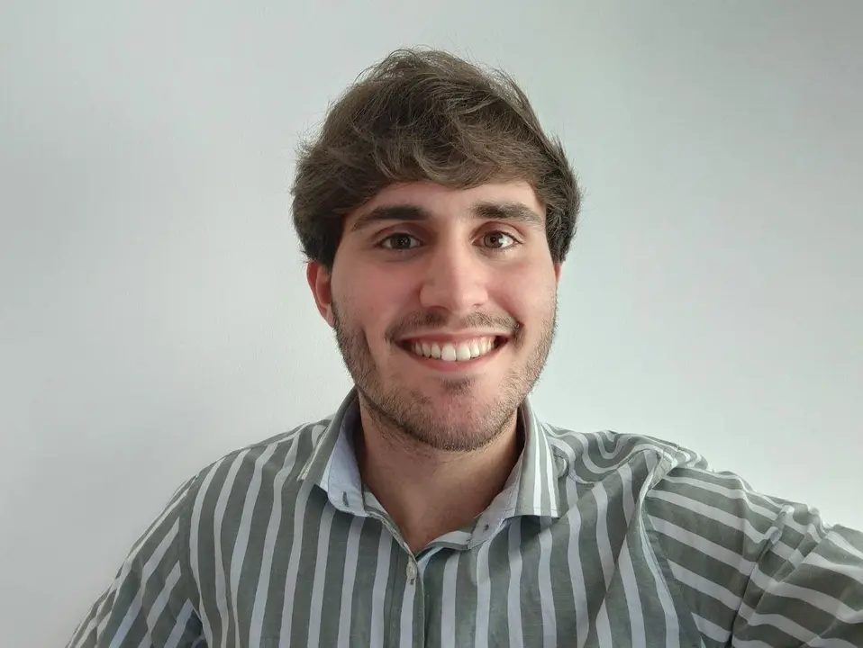 &Oacute;scar Guti&eacute;rrez, coportavoz de la red juvenil de IU Cantabria.