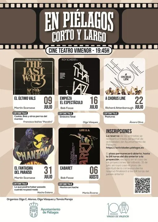 Cartel del ciclo 'En Pi&eacute;lagos corto y largo'