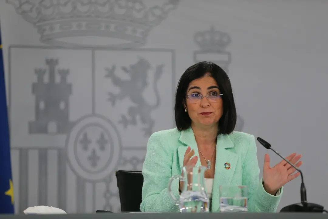 La ministra de Sanidad, Carolina Darias, 