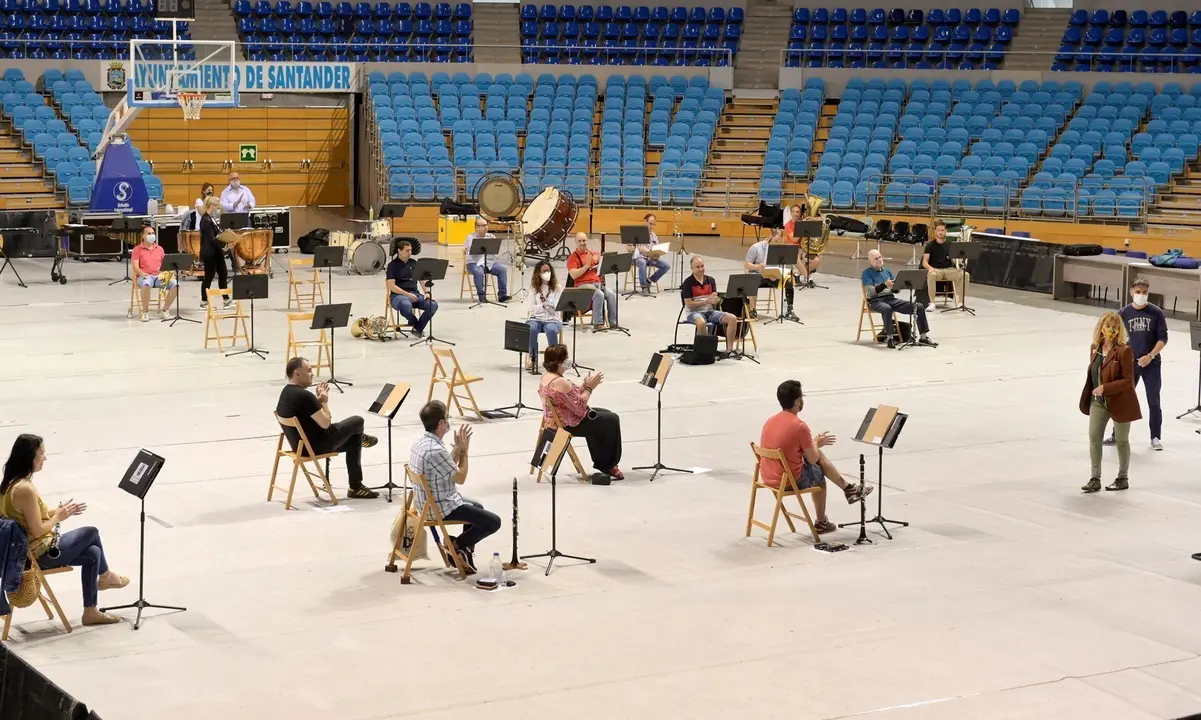 Archivo - Ensayos Banda Municipal de M&uacute;sica. Archivo