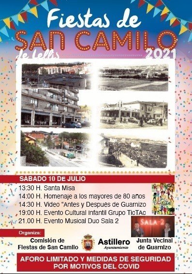 Cartel fiestas de San Camilo.