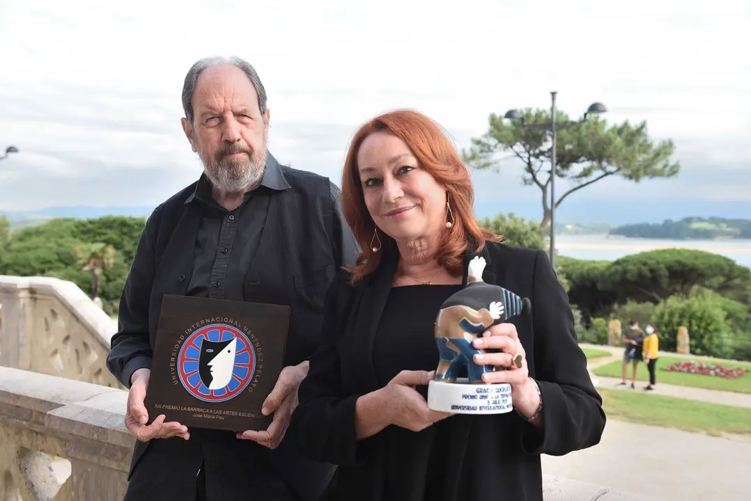 Gracia Querejeta y Josep Mar&iacute;a Pou reciben el Premio de Cinematograf&iacute;a y La Barraca de la UIMP.