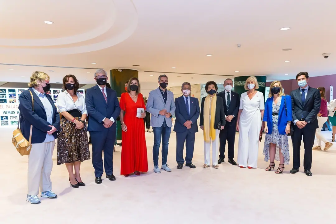 El presidente de Cantabria, Miguel &Aacute;ngel Revilla; el vicepresidente y consejero de Universidades, Igualdad, Cultura y Deporte, Pablo Zuloaga, y varios consejeros, asisten al concierto inaugural del XX Encuentro de M&uacute;sica y Academia de Santander.