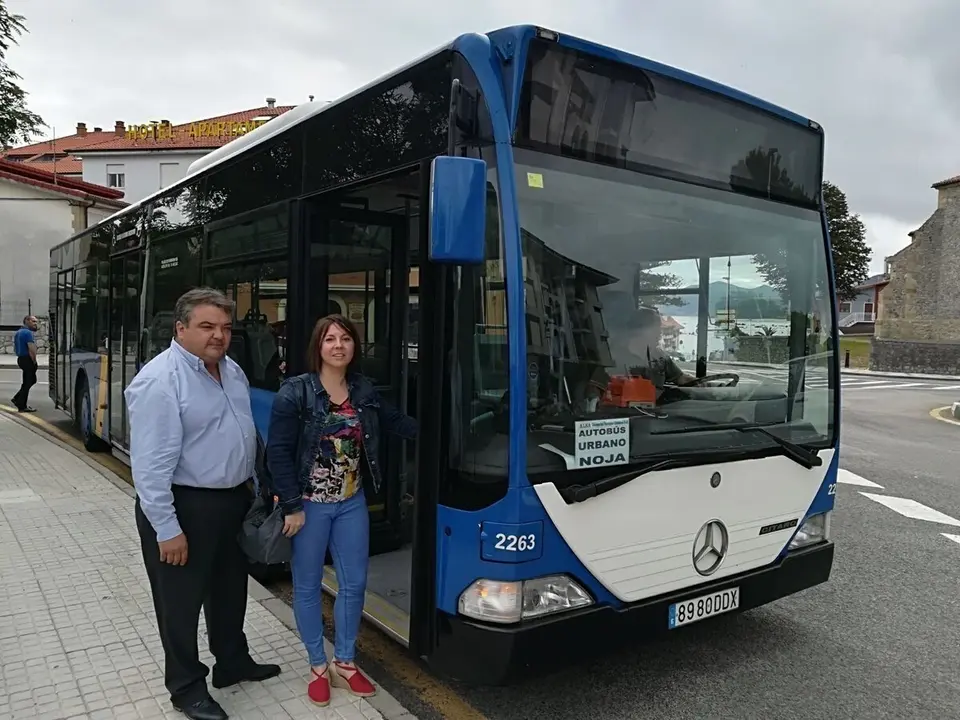 Archivo - Noja.- El 'Nojabus' comienza hoy a funcionar y mantiene horarios y paradas