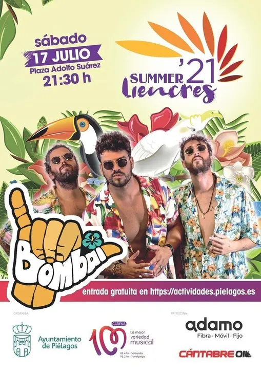 Cartel del concierto.