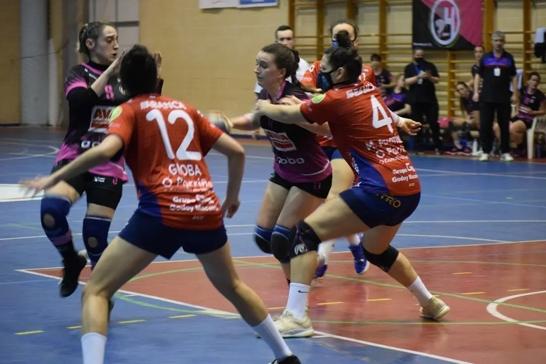 Jugadoras de balonmano