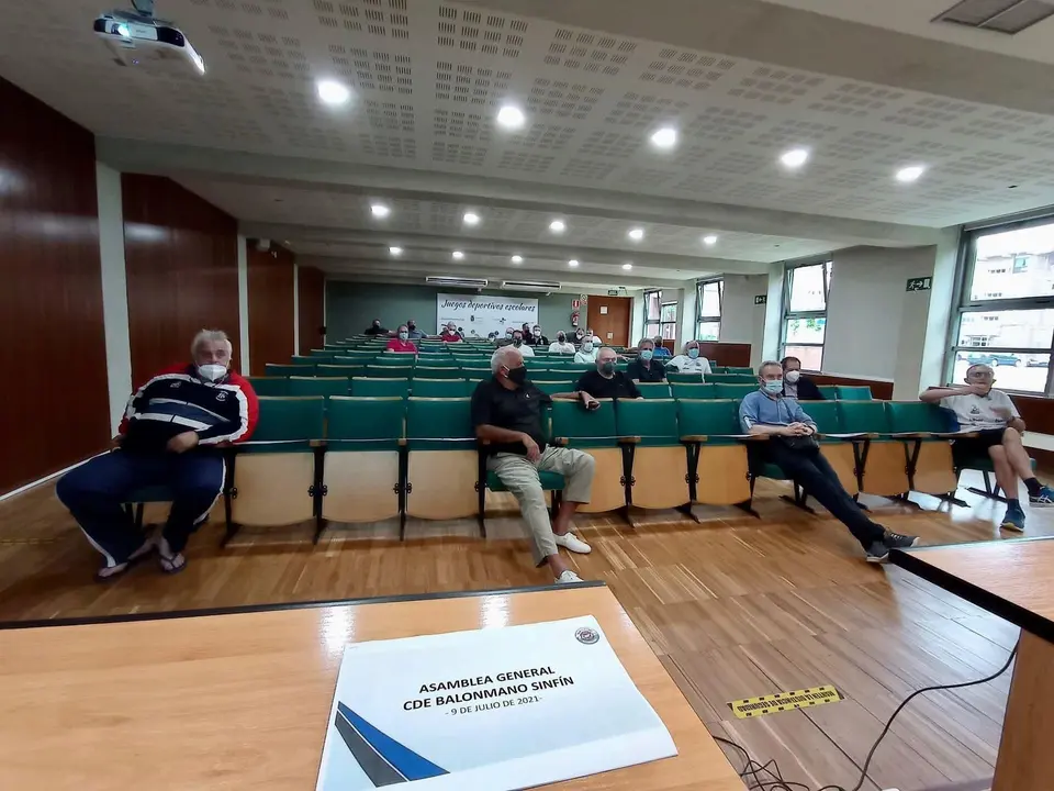Asamblea general del Balonmano Sinf&iacute;n
