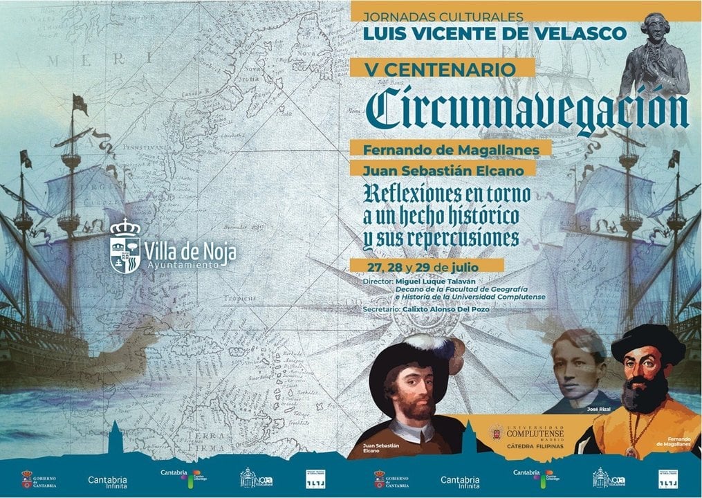 Cartel de las Jornadas Culturales en homenaje a Luis Vicente de Velasco
