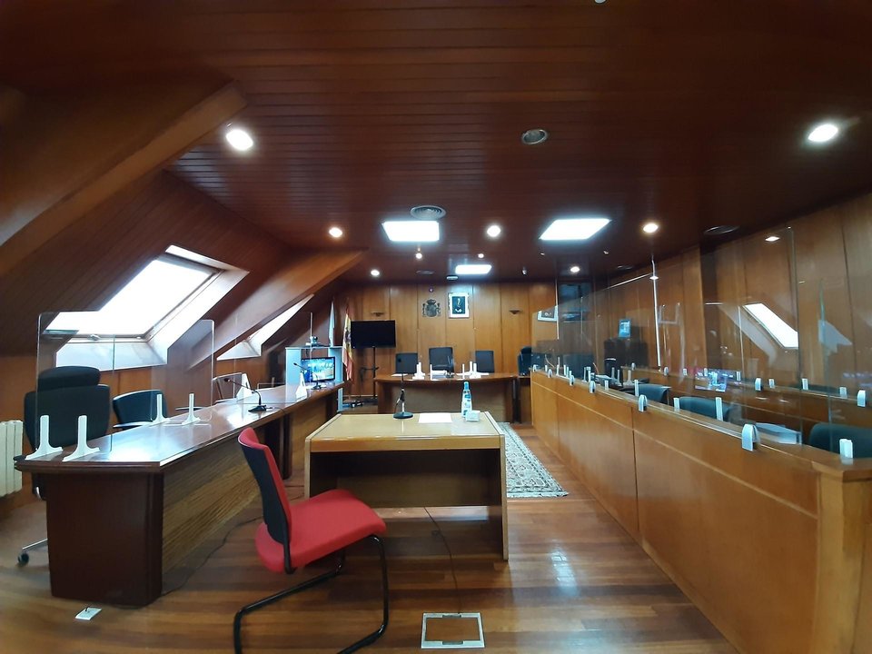 Sala de la Sección Primera de la Audiencia Provincial de Cantabria. Salesas. Juicios.