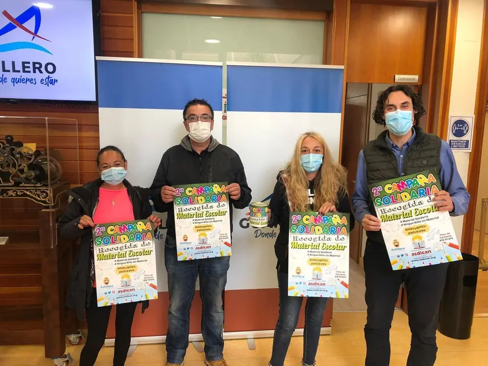 ASDICAN pone en marcha una campa&ntilde;a de recogida de material escolar para familias de Astillero