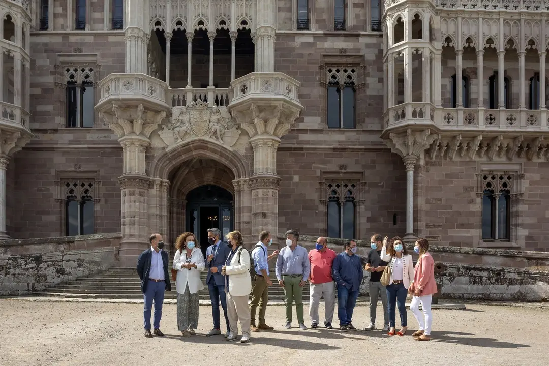 El Vicepresidente Y Consejero De Universidades, Igualdad, Cultura Y Deporte, Pablo Zuloaga, Inaugura Las Obras De Restauraci&oacute;n Y Mejora Realizadas En El Palacio De Sobrellano