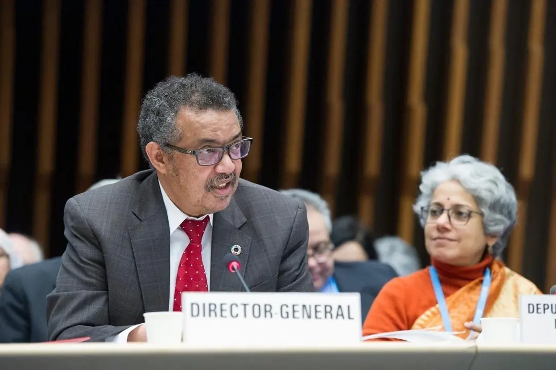 Archivo - El director general de la Organizaci&oacute;n Mundial de la Salud, Tedros Adhanom Ghebreyesus