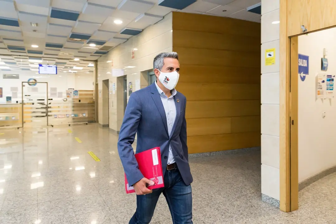 El vicepresidente y consejero de Universidades, Igualdad, Cultura y Deporte, Pablo Zuloaga