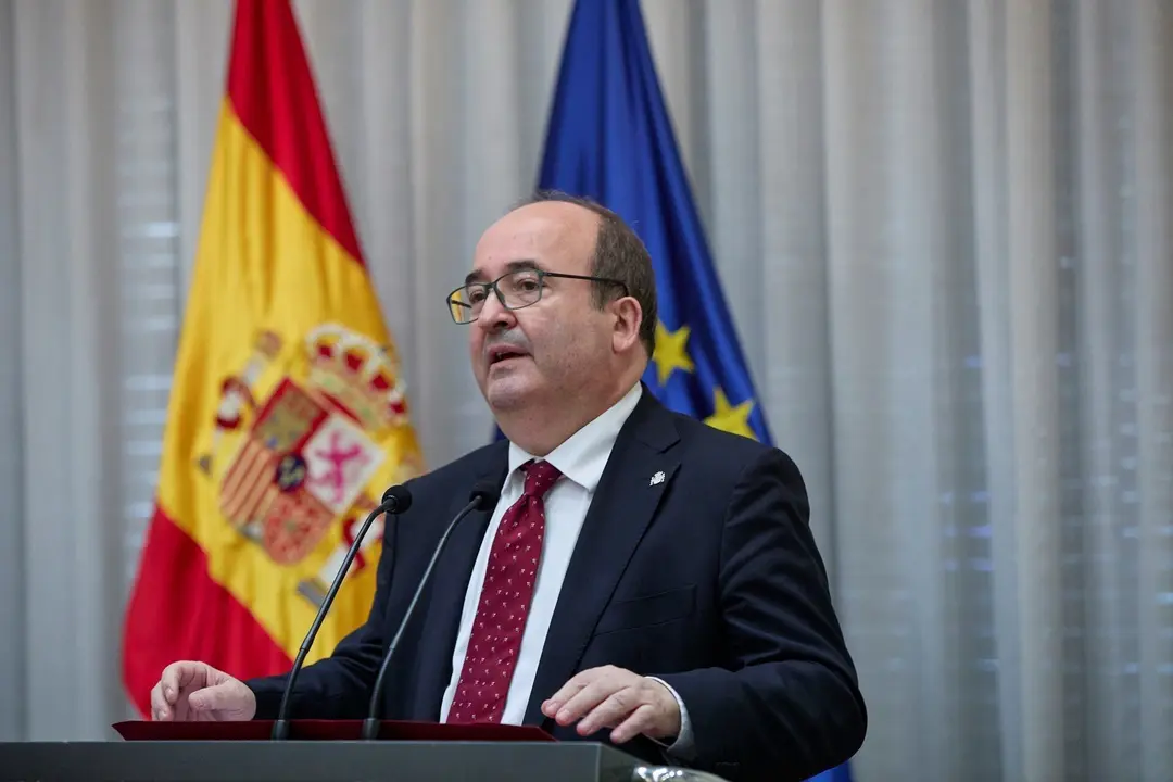 El ministro de Cultura y Deporte, Miquel Iceta