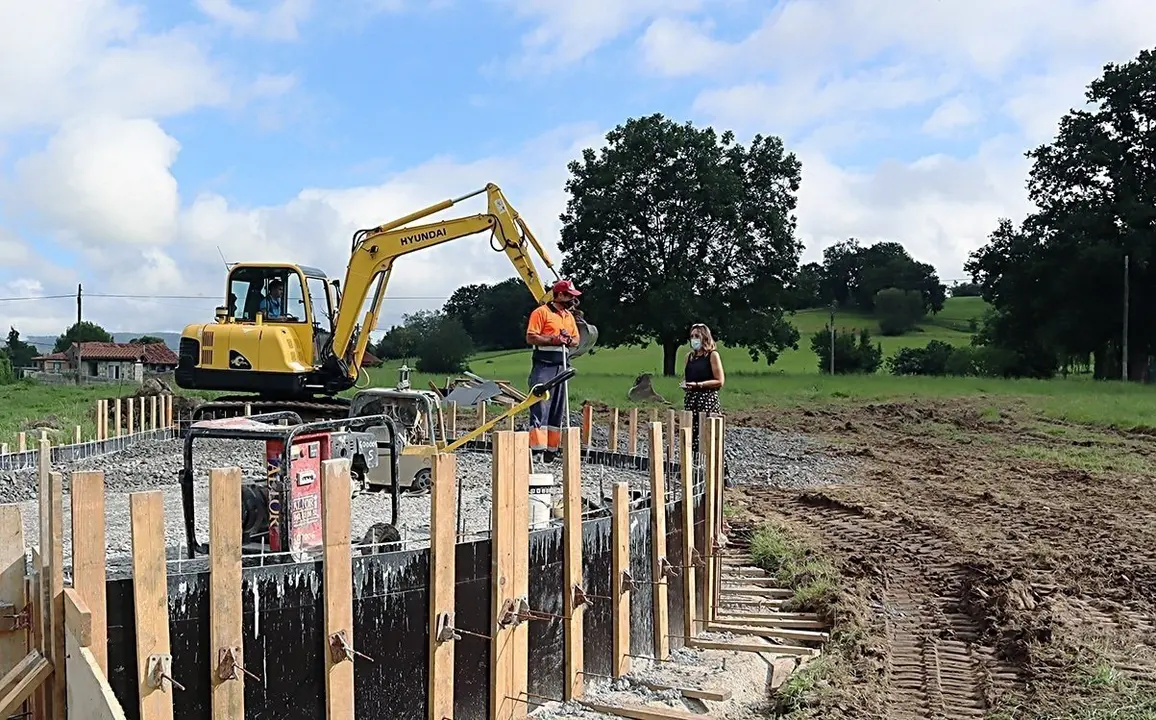 Obras en el barrio San Mayor.