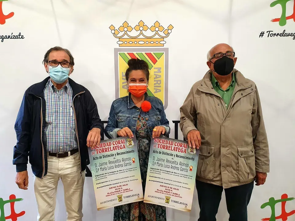 Presentaci&oacute;n del acto de reconocimiento de la Coral de Torrelavega a Jaime Revuelta y Mar&iacute;a Luisa Andrea