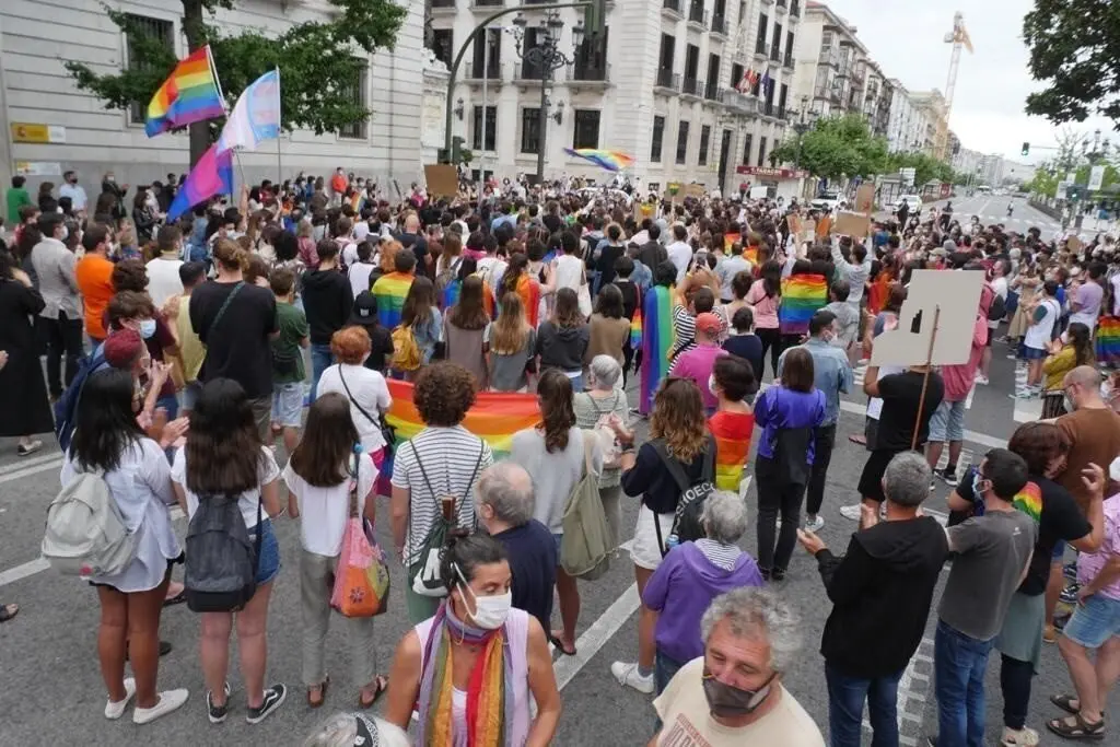 Manifestaci&oacute;n en Santander por el asesinato  Samuel Luiz