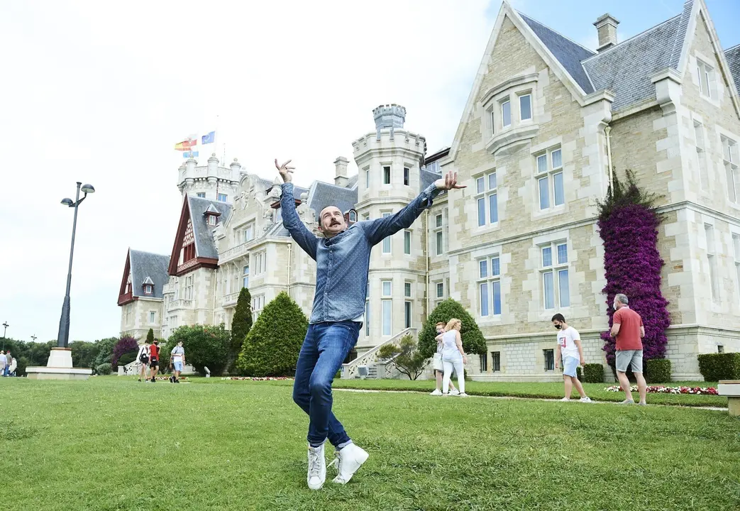 El bailar&iacute;n Marcos Marco en el Palacio de la Magdalena