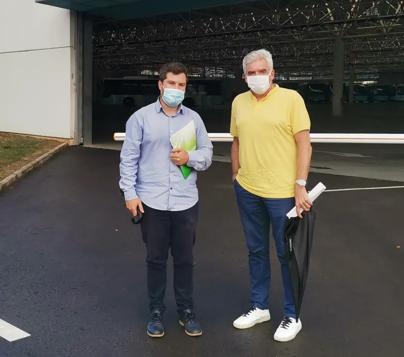 Los conceajles del PRC Jes&uacute;s Go&ntilde;i y Jos&eacute; Mar&iacute;a Fuentes Pila