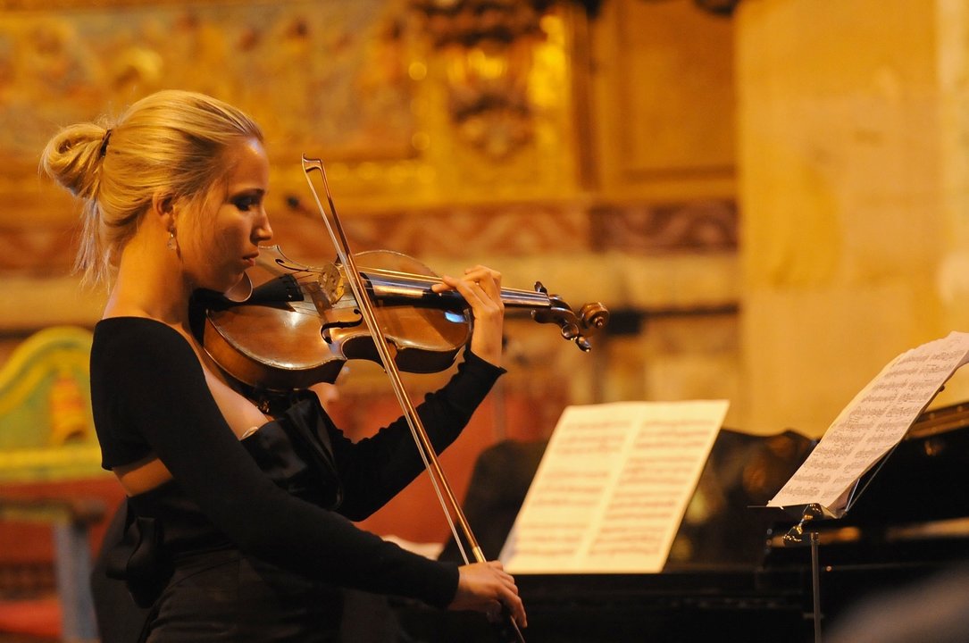 Violinista del Encuentro de Música y Academia de Santander