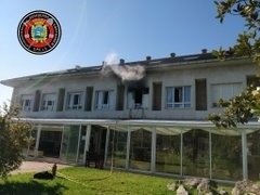 Incendio en una residencia en Bezana