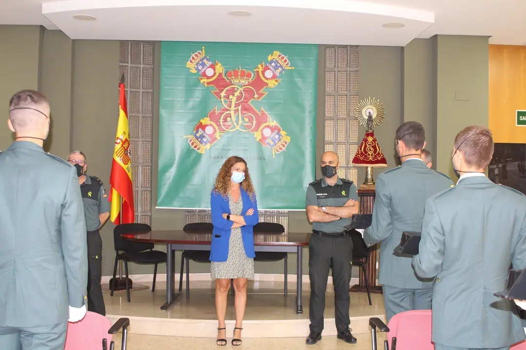 Presentaci&oacute;n de 17 guardias civiles en pr&aacute;cticas.